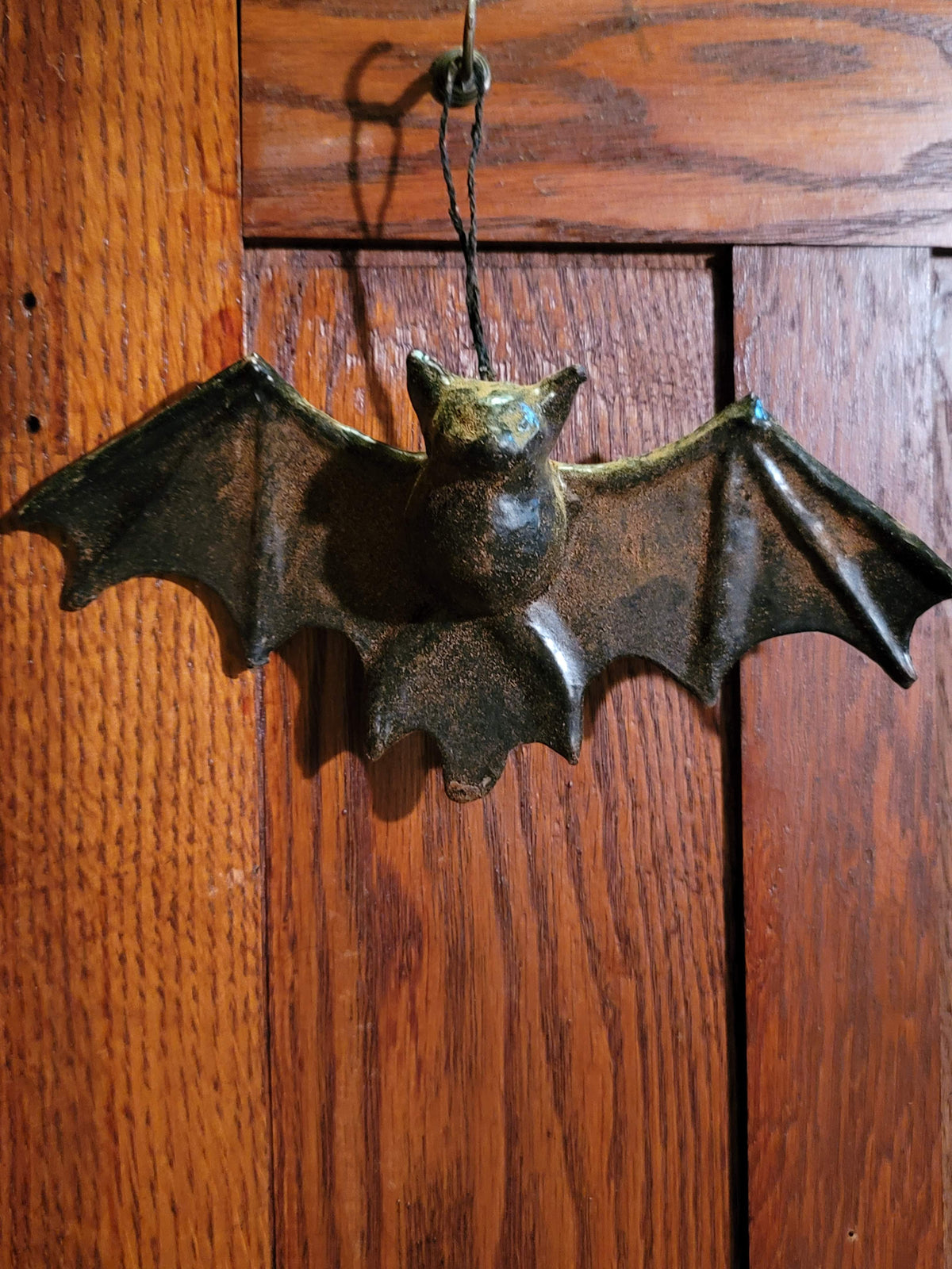 Vintage Halloween Style Large Hanging Tinkertons Alchemy Bat