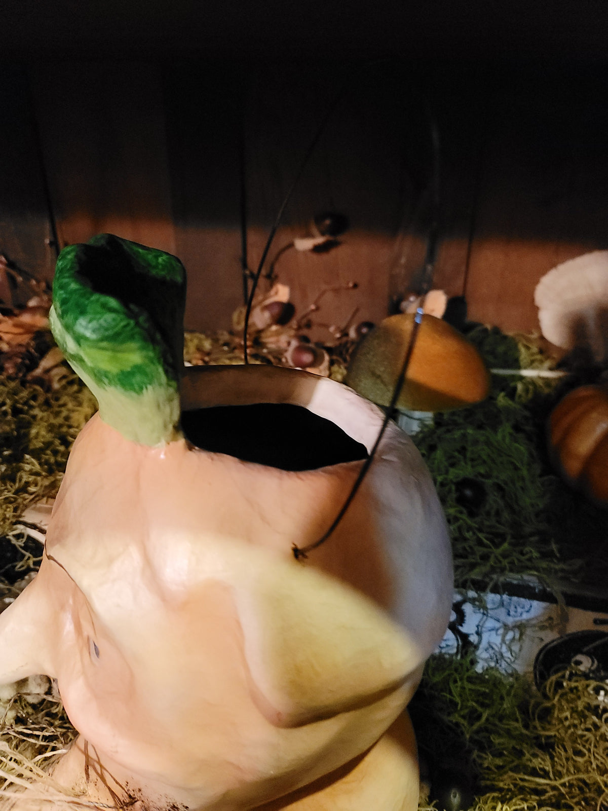 Brindwiddles Halloweth Halloween Frightful Parsnip Paper Mache Candy Bucket Cody Foster
