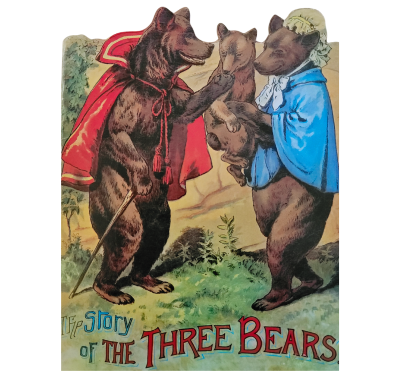 Vintage Victorian Style Story of the Three Bears Book