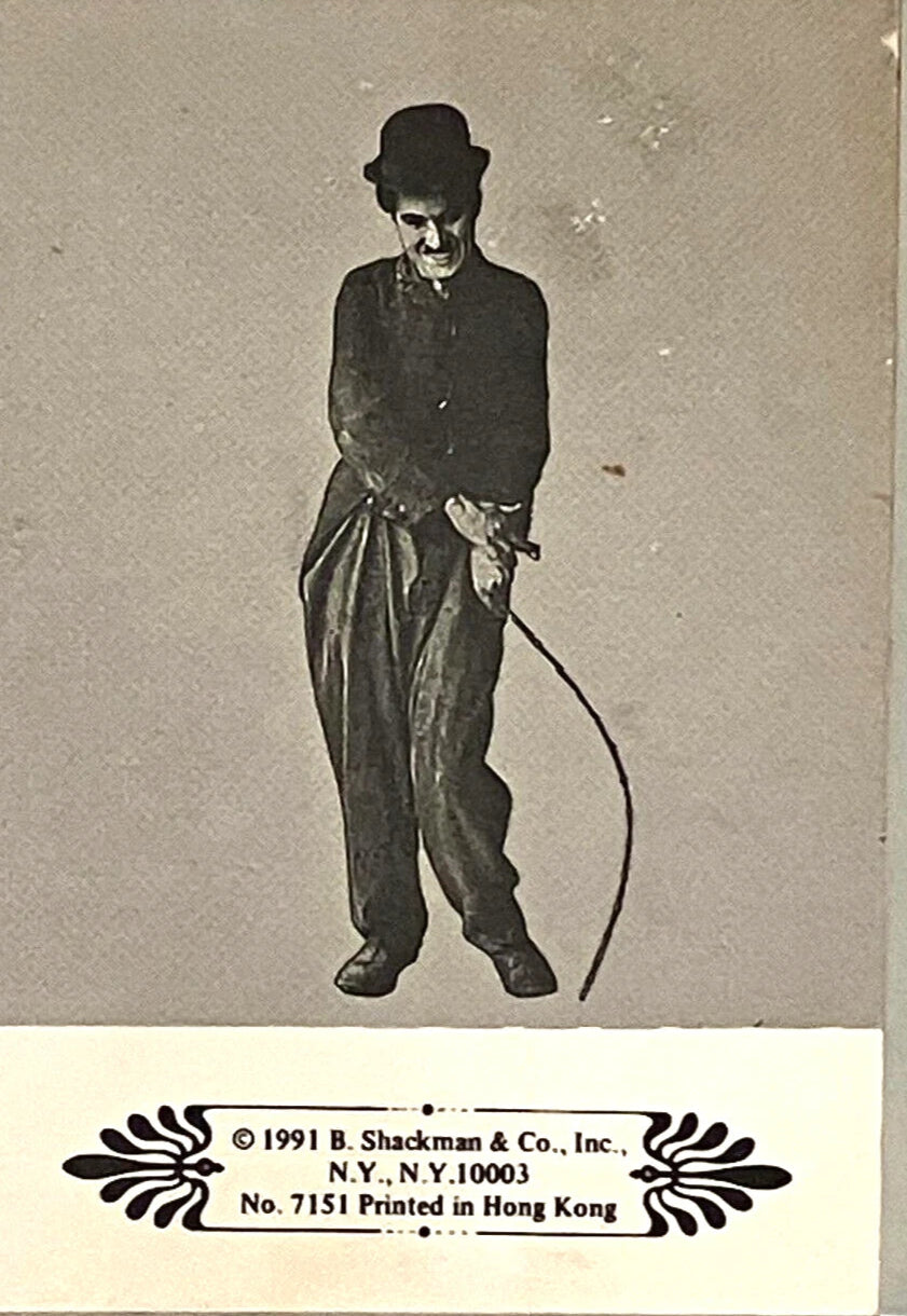 Vintage 1920 Style Charlie Chaplin Interactive Movie Flip Book