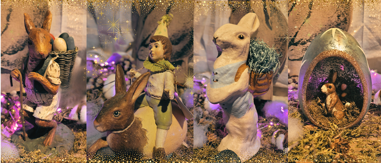 Miss Brindwiddles Easter Figurines