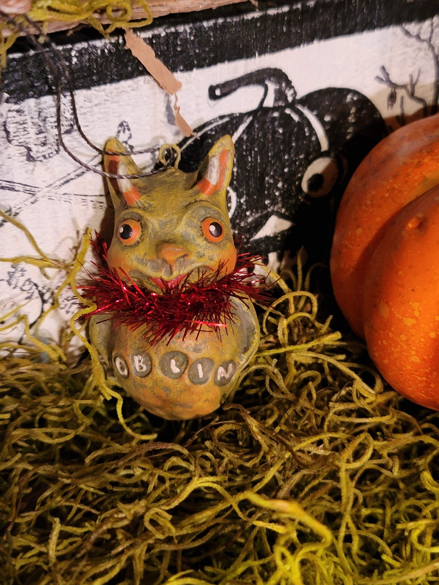 Vintage Halloween Style Hop Hop Jingle Boo Debra Schoch Goblin Ornament Bethany Lowe
