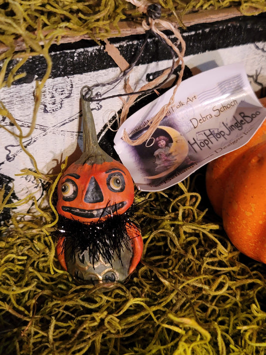 Vintage Halloween Style Hop Hop Jingle Boo Pumpkin Head Ornament Bethany Lowe