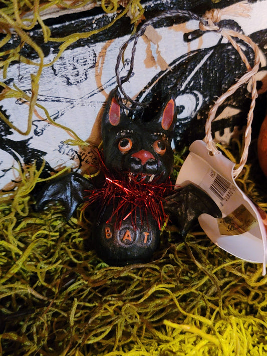 Vintage Halloween Style Hop Hop Jingle Boo Debra Schoch Bat Ornament Bethany Lowe