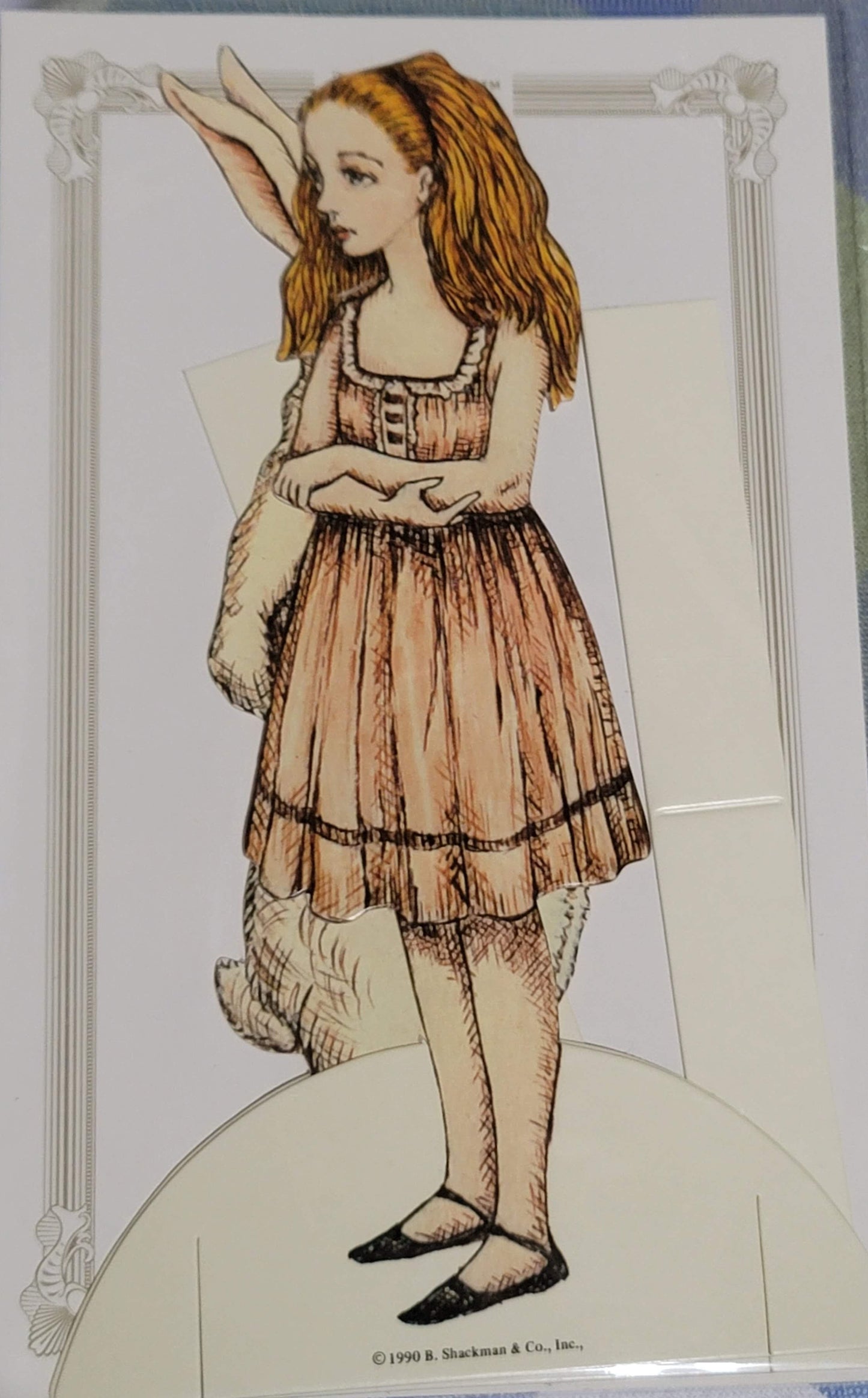 Vintage Victorian Style Alice in Wonderland Paper Doll Set