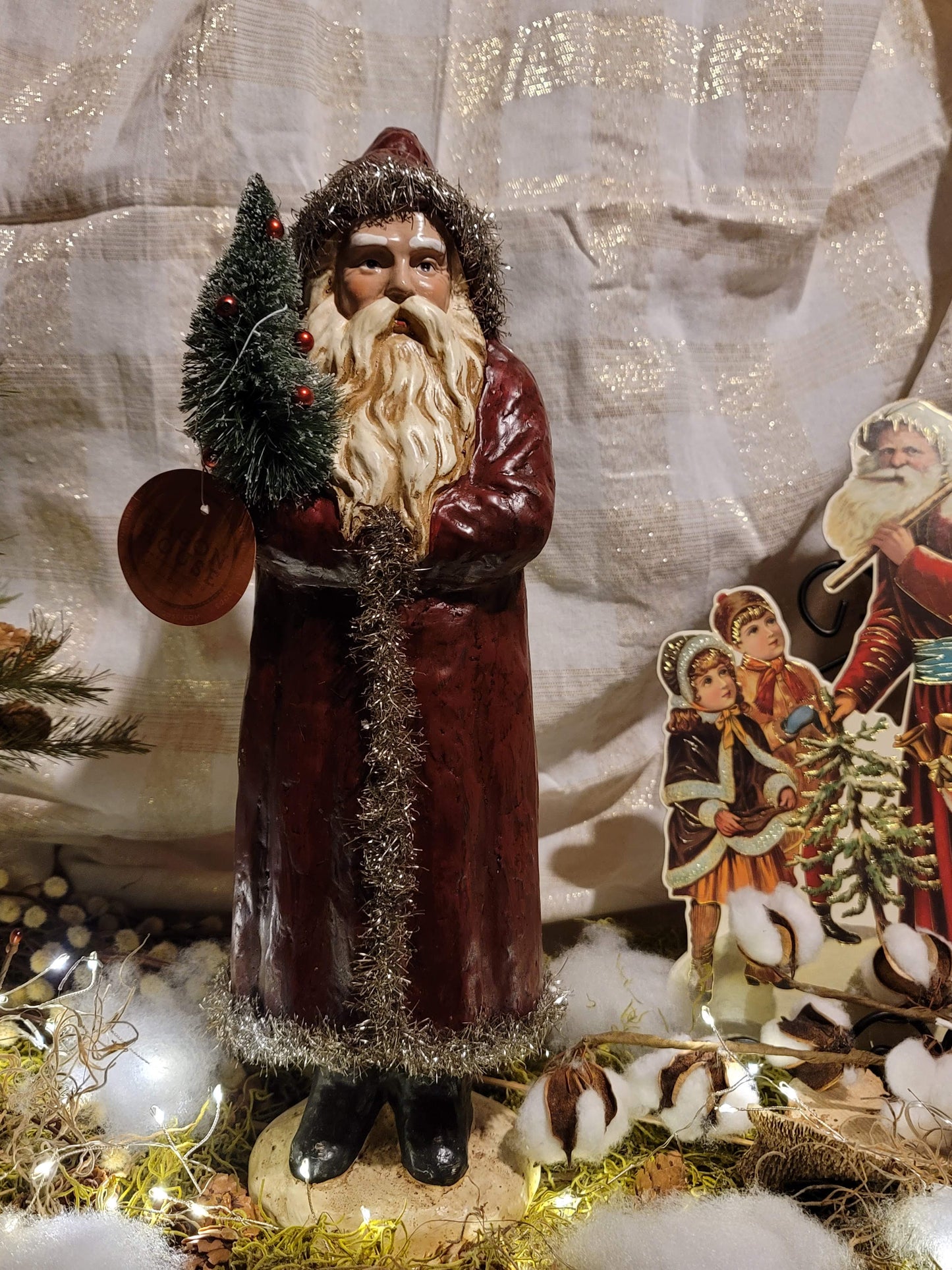 Vintage Primitive Style Victorian Belsnickle Santa Figurine