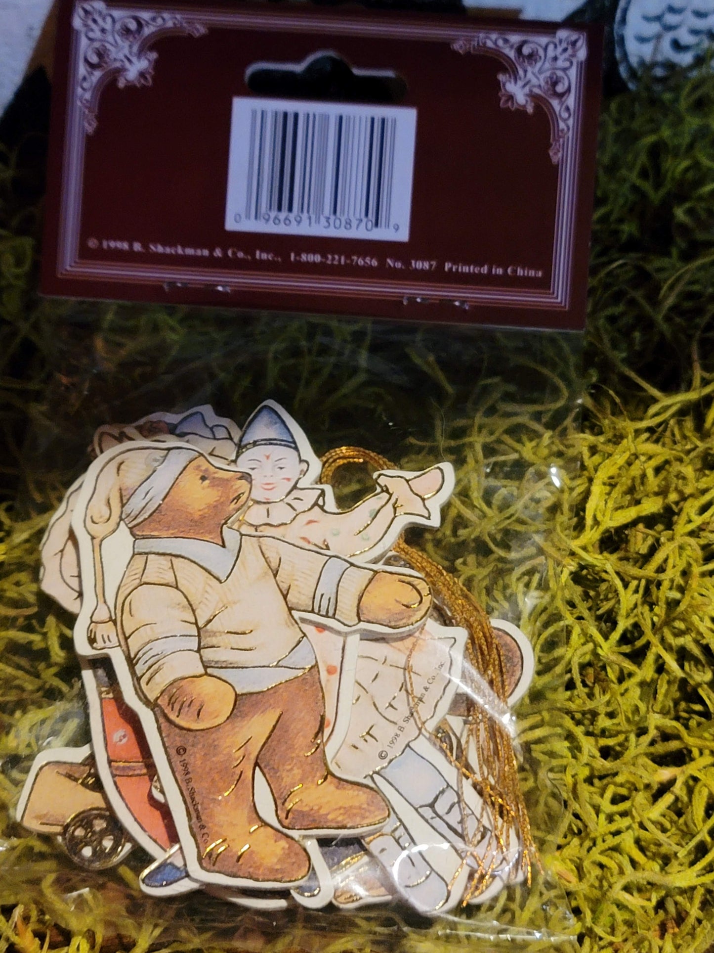 Vintage Victorian Style Toy Christmas Ornaments Set