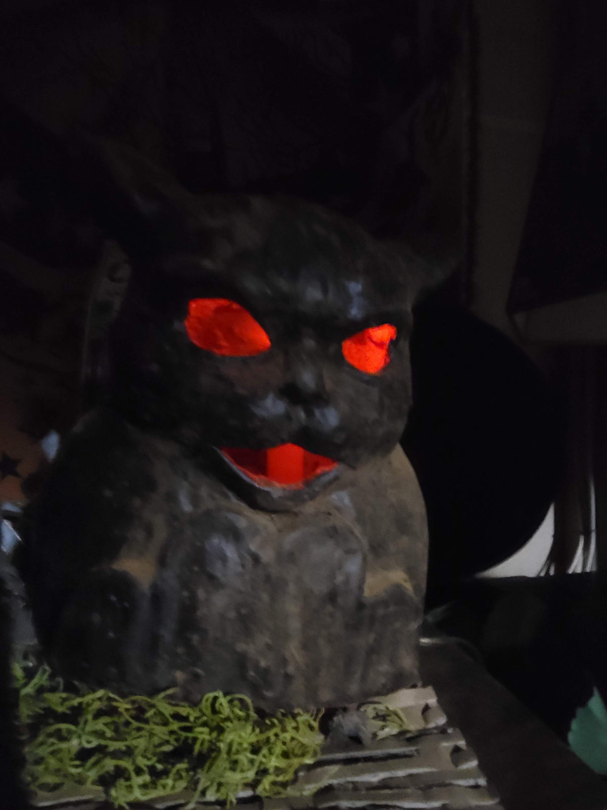 Halloween Vintage Style Black Cat Lantern
