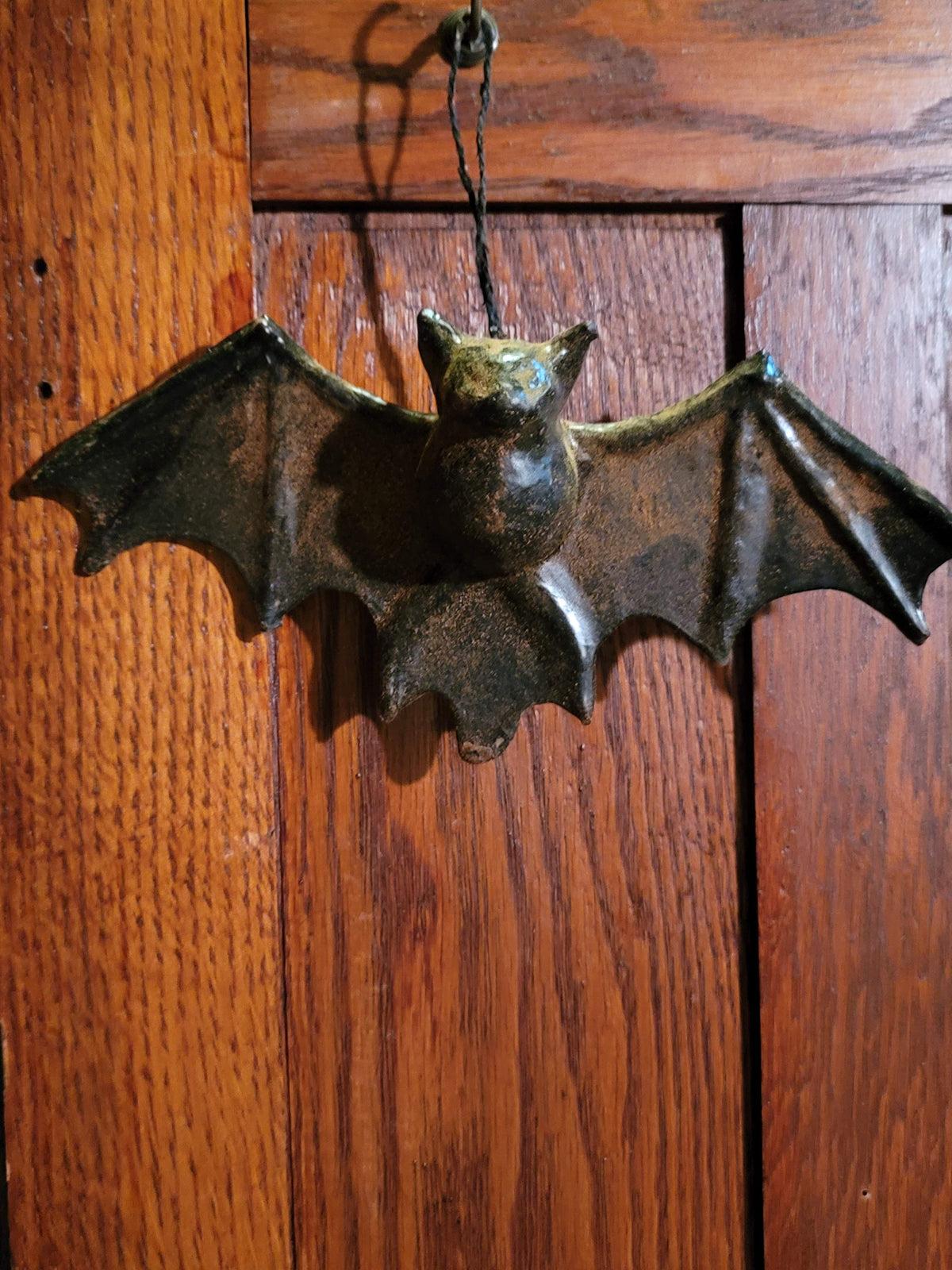 Vintage Halloween Style Large Hanging Tinkertons Alchemy Bat