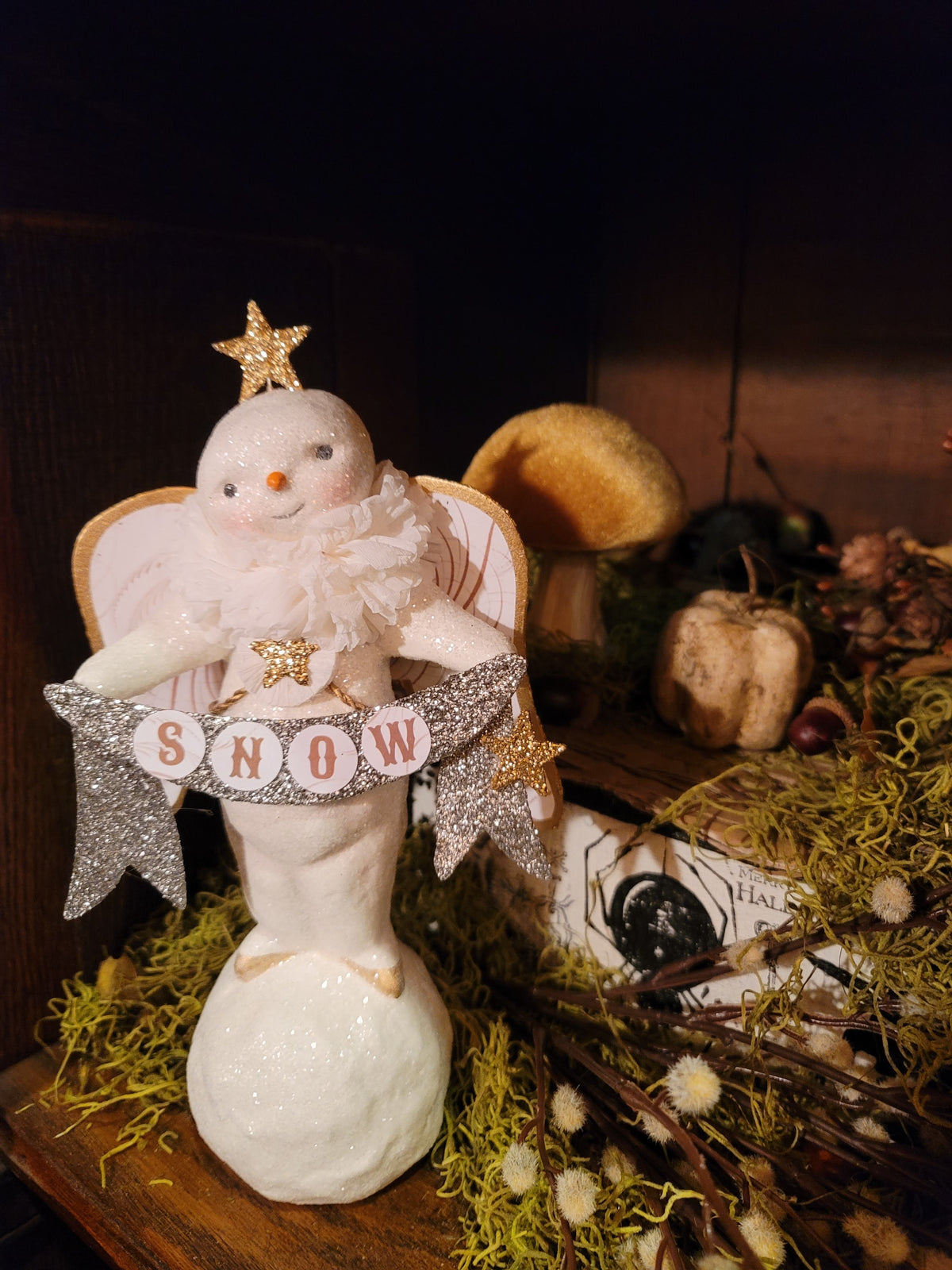 Vintage Halloween Style Christmas Angel Dee Foust Harvey