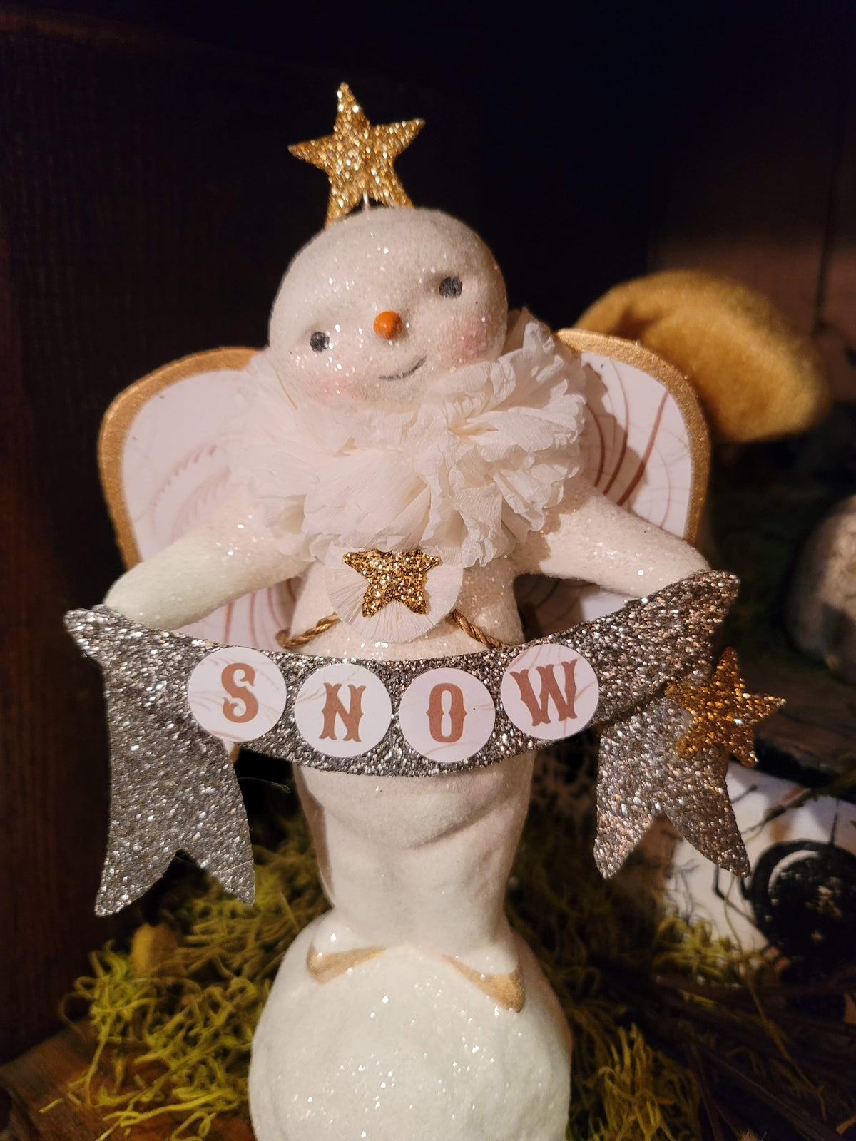 Vintage Halloween Style Christmas Angel Dee Foust Harvey