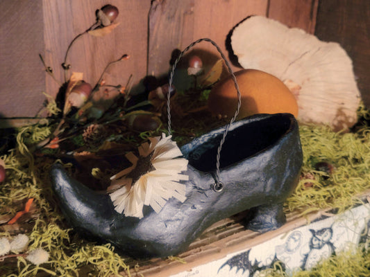 Vintage Halloween Style Nicol Sayre Witch Shoe Bucket