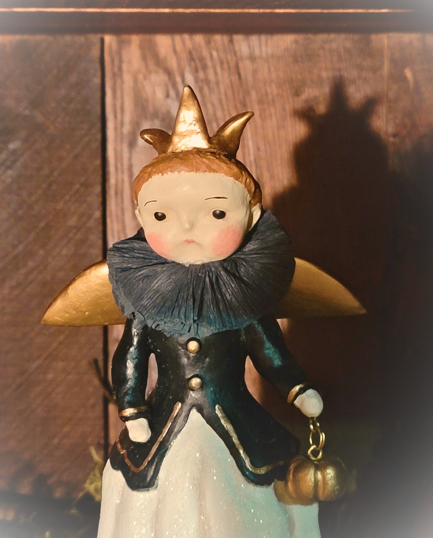 Dee Harvey Foust Halloween Princess Pumpkin Figurine