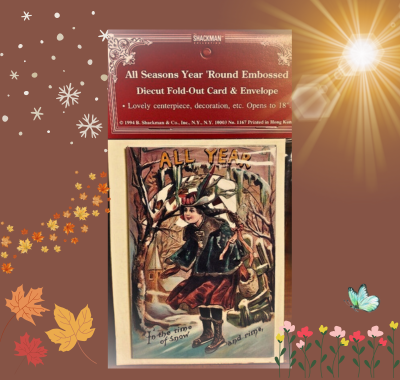 Vintage Victorian Style All Season Fold Out Panorama Story card