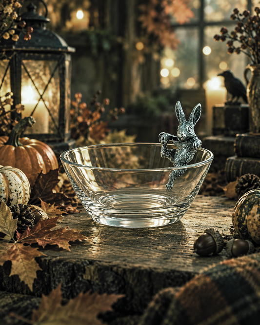 Miss Brindwiddles Mischievious Bunny Rabbit Dip Bowl Vagabond House