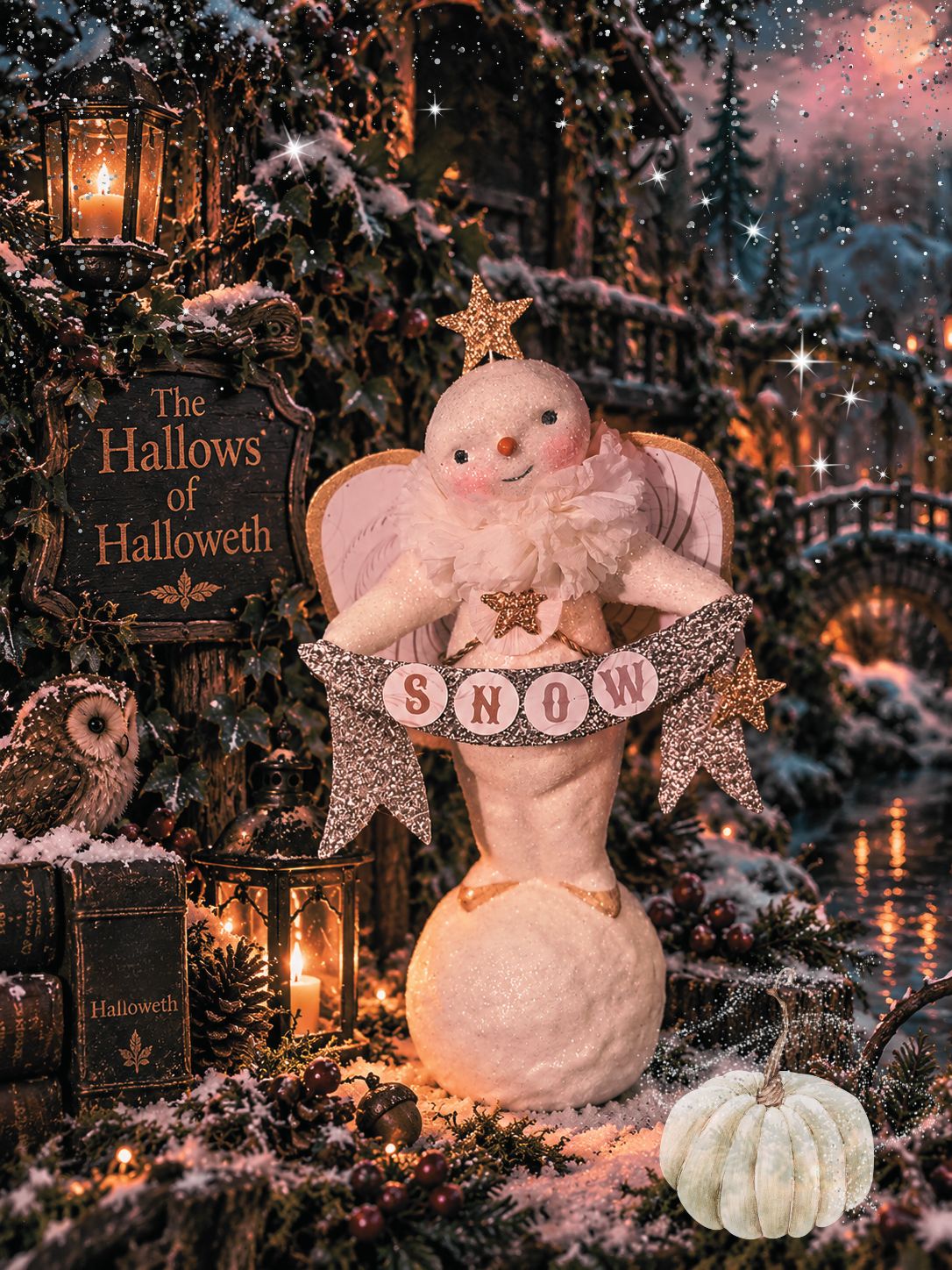 Vintage Halloween Style Christmas Angel Dee Foust Harvey
